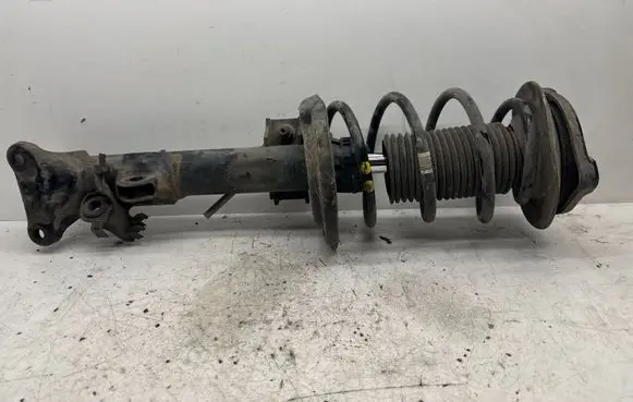 Front shock absorber with coil spring
