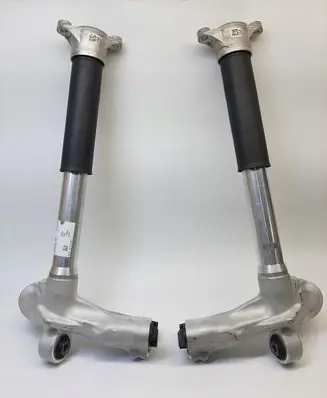Mercedes-Benz C W206 Rear shock absorber with coil spring A2063206205