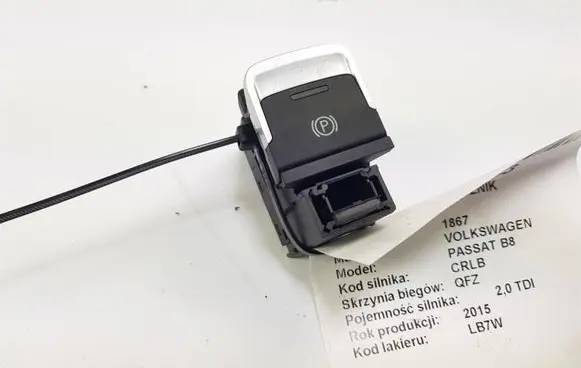 Volkswagen PASSAT B8 Handbrake/parking brake auto hold switch 360927225