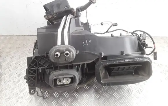 Interior heater climate box assembly