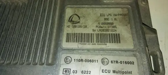Skoda Fabia Mk2 (5J) LP gas control unit module 110R006011