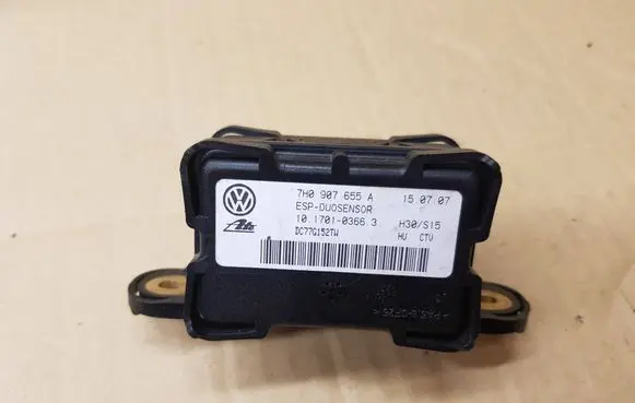 Audi A3 S3 A3 Sportback 8P ESP acceleration yaw rate sensor 7H0907655A