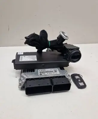 BMW 5 E60 E61 Engine ECU kit and lock set 8512587 9147217 0281017591