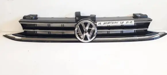 Volkswagen Golf Sportsvan Front bumper upper radiator grill 510853653H