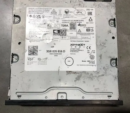 Volkswagen PASSAT B9 MMI control unit 3G8035816D