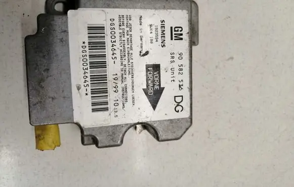 Opel Zafira A Airbag control unit/module 90582536
