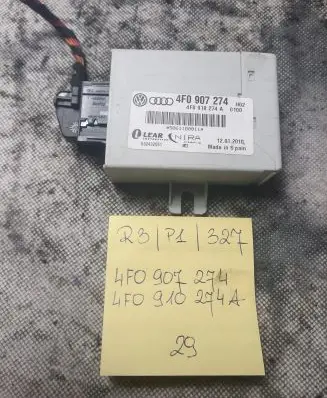 Audi A6 S6 C6 4F Tire pressure control unit 4F0907274