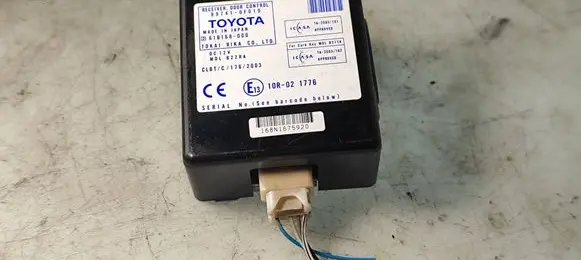 Toyota Corolla Verso AR10 Door control unit/module 897410F010 61B168000