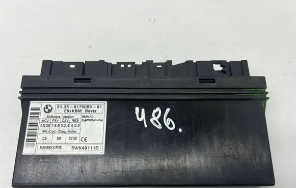 BMW 5 E60 E61 Comfort/convenience module 9176069 5WK49111D