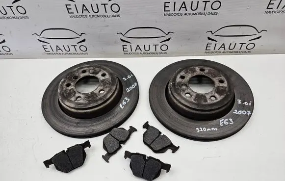 BMW 6 E63 E64 Rear brake disc 10600523 110210014659 90R02A01080