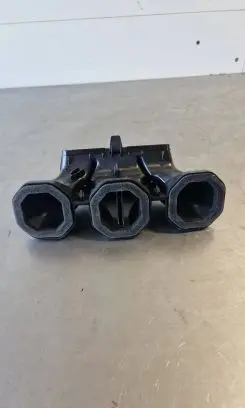 Cabin air duct channel