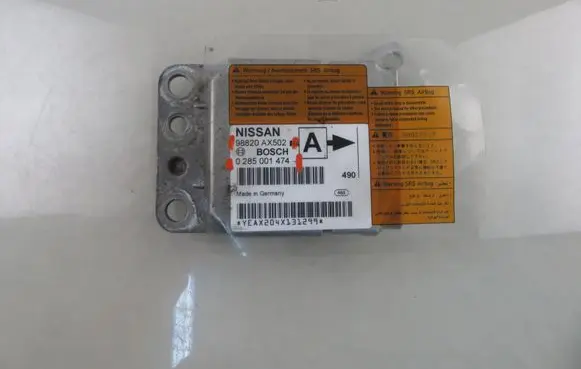 Nissan Micra Airbag control unit/module 98820AX502 0285001474