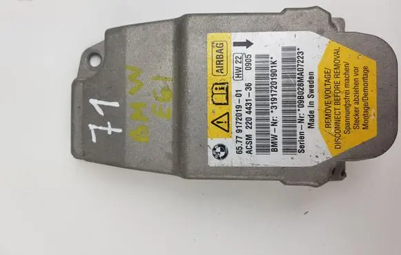 BMW 5 E60 E61 Airbag control unit/module 6577917201901 220443136