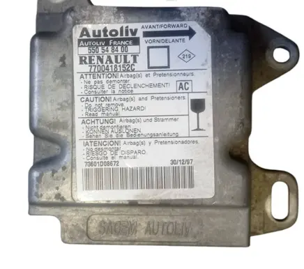 Renault Megane I Airbag control unit/module 7700418152C