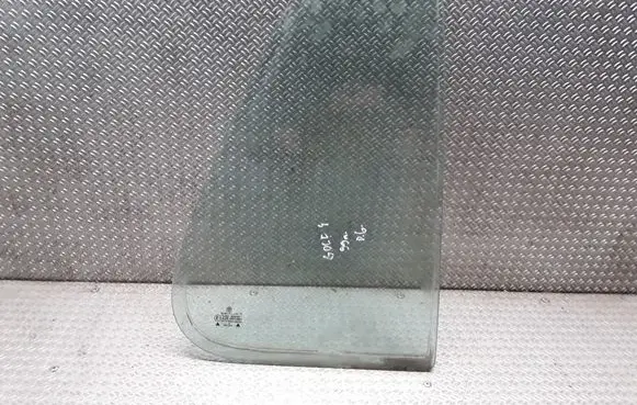 Rear vent window glass