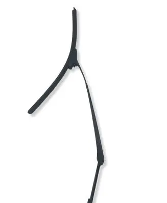Audi A6 S6 C5 4B Front wiper blade arm 4B1955407A