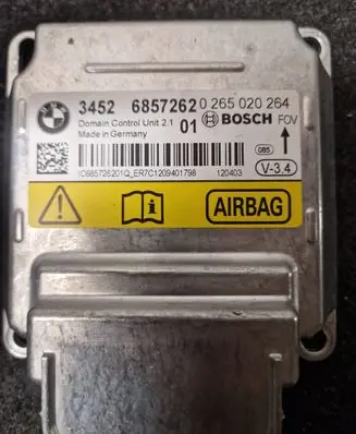 BMW 5 F10 F11 Airbag control unit/module 6857262 0265020264