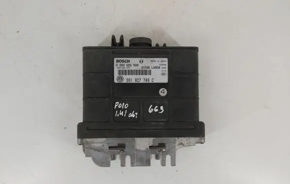 Volkswagen Polo III 6N 6N2 6NF Engine control unit/module 0260002500 001927749C