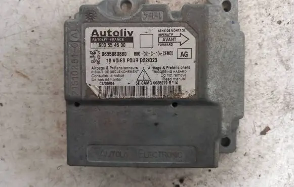 Peugeot 407 Airbag control unit/module 9655880880