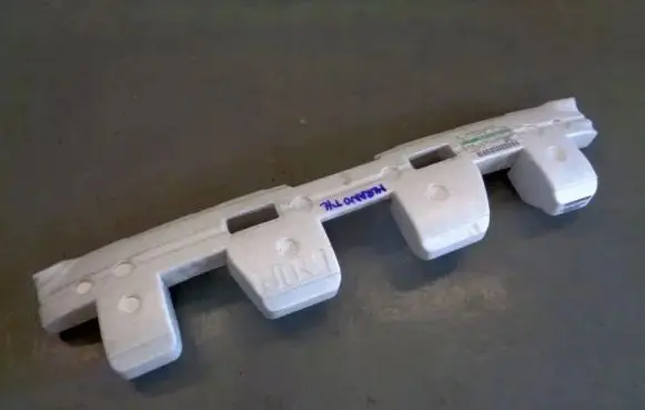 Nissan Murano Z51 Front bumper foam support bar 