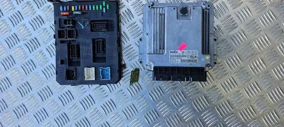 Citroen C6 Engine ECU kit and lock set 0281013209 9662633480 9663510280