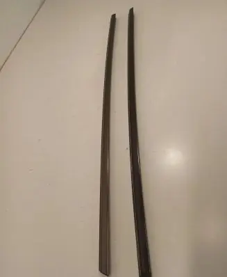 Mercedes-Benz CLK A209 C209 Rear side glass trim 