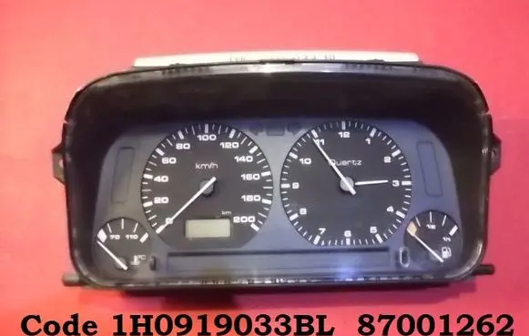 Seat Toledo I (1L) Speedometer (instrument cluster) 1H0919033BL 87001262