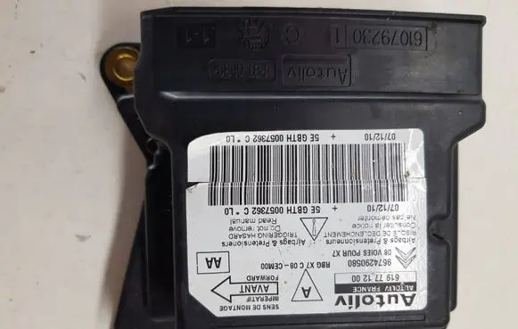 Citroen C5 Airbag control unit/module 619771200 9674290580