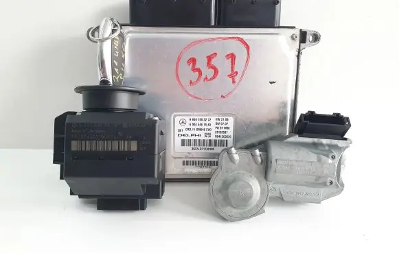 Mercedes-Benz E W211 Engine ECU kit and lock set A6461503272 A0044461540 A2115452308