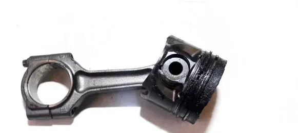 Piston with connecting rod