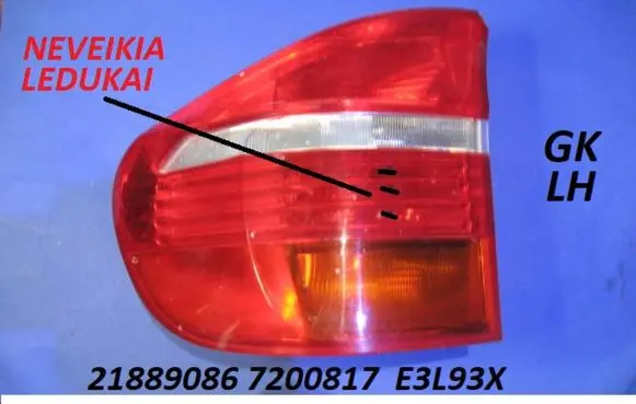 BMW X5 E70 Rear/tail lights 21889086 7200817