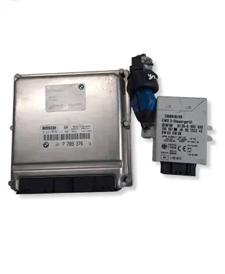 BMW 5 E39 Engine ECU kit and lock set 7789376 61356905666