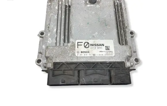 Nissan Qashqai Engine control unit/module 23710BB58C 1039S52493 0281018751