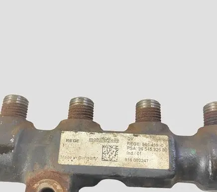 Citroen Berlingo Fuel main line pipe 9654592680 816002247 96545900