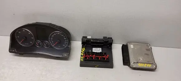 Volkswagen Golf V Engine ECU kit and lock set 03G906021PM 0281014061 13481253