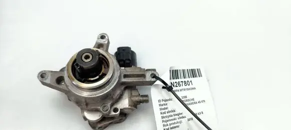 Porsche Panamera (970) Fuel injection high pressure pump 94811031525