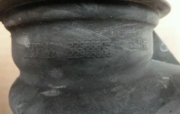Opel Zafira C Front door rubber seal 22968806