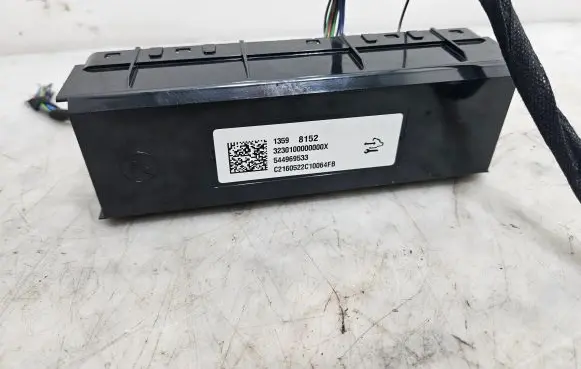 Opel Astra K Air conditioning/heating control unit 13598152