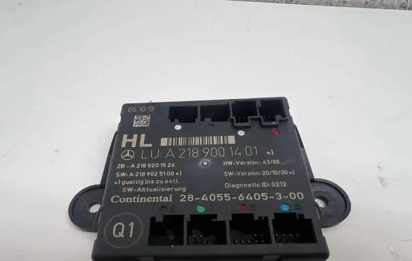 Mercedes-Benz E W212 Door control unit/module A2189001401 189025100 2188201526