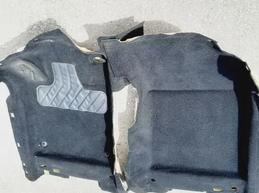 Peugeot 407 Rear floor carpet liner 