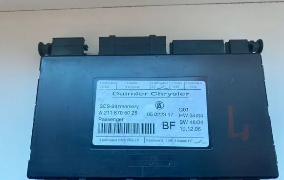 Mercedes-Benz SLK R171 Door control unit/module A2038202185