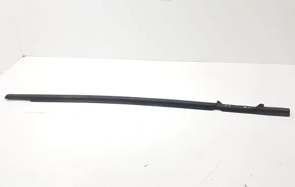 Front door glass trim molding