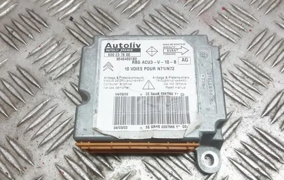 Citroen Xsara Airbag control unit/module 9646469180