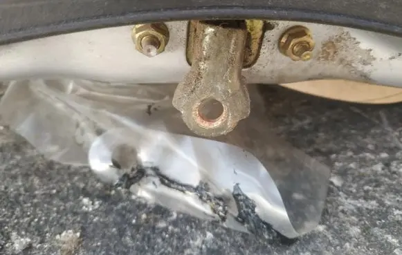 Subaru Legacy Rear door check strap stopper
