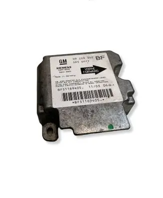 Opel Astra G Airbag control unit/module 09229302BF
