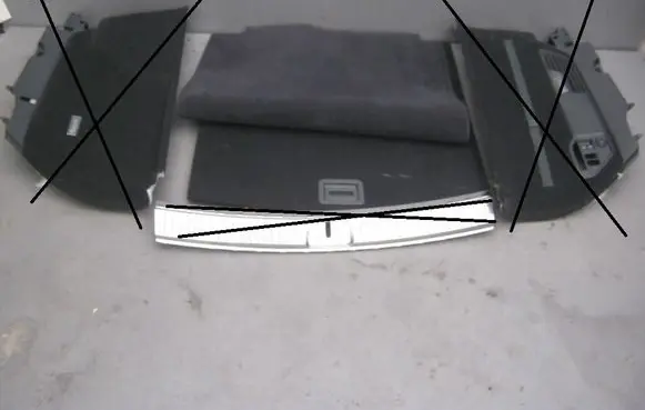 Volkswagen Touareg II Rear floor carpet liner 