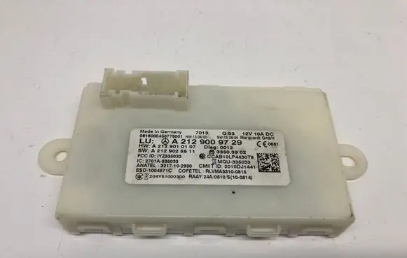 Mercedes-Benz GL X166 Keyless (KESSY) go control unit/module A2129009729 A2129010107 A2129025511