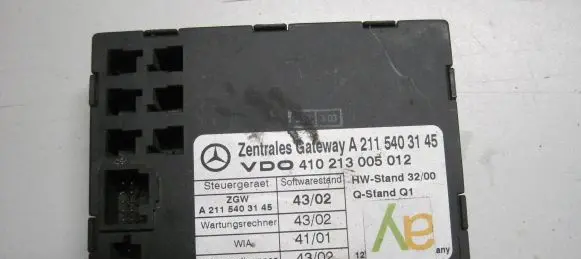 Mercedes-Benz E W211 Gateway control module A2115403145