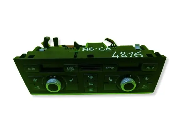 Audi A6 S6 C6 4F Climate control unit 4F1820043AG 4F0910043A 5HB00883351