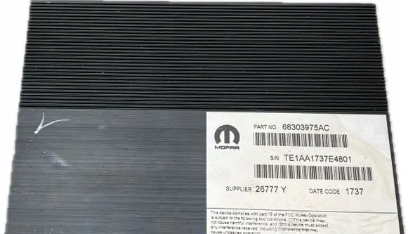 Dodge Charger Sound amplifier 68303975AC